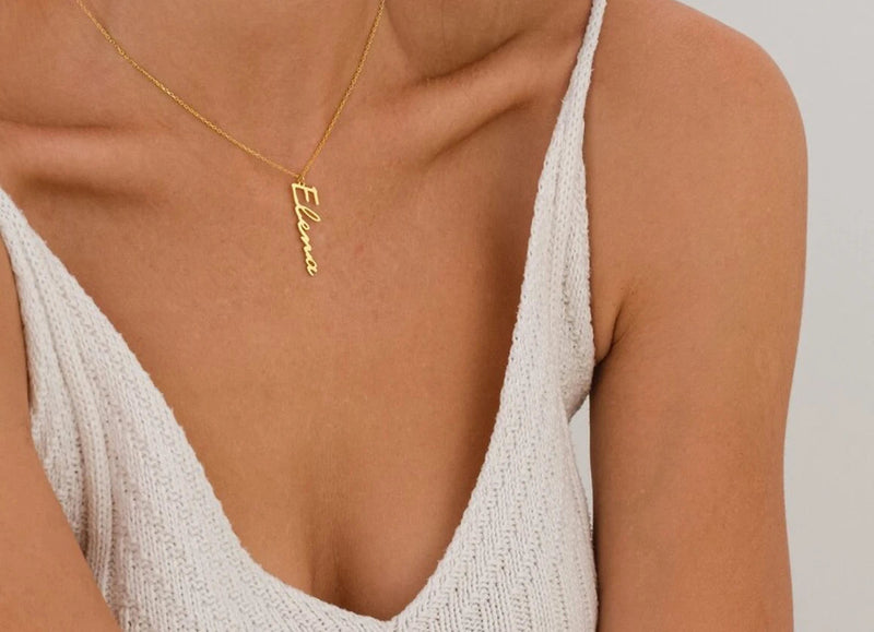 Collier Prénom Vertical