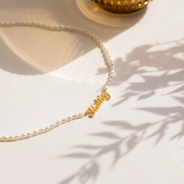 Collier Prénom Perles