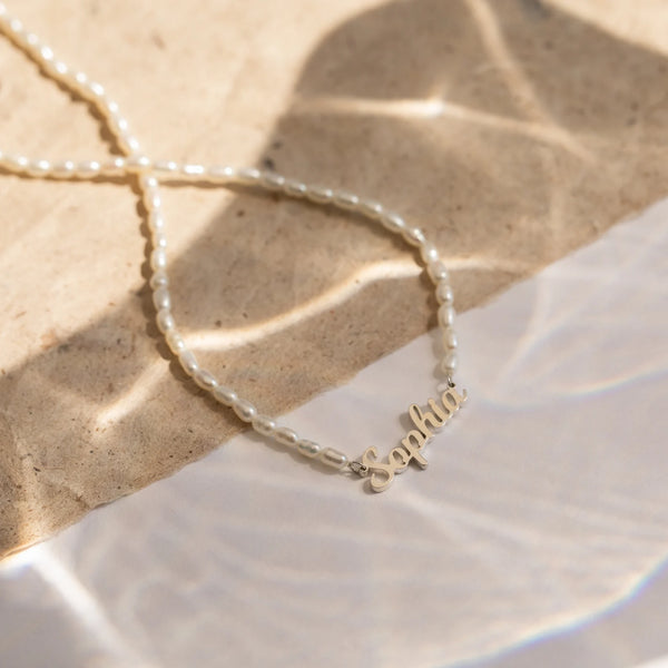 Collier Prénom Perles